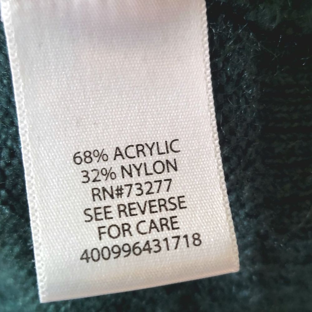 Green Candie's Sweater Dress Large Y2K - Picture 4 of 4